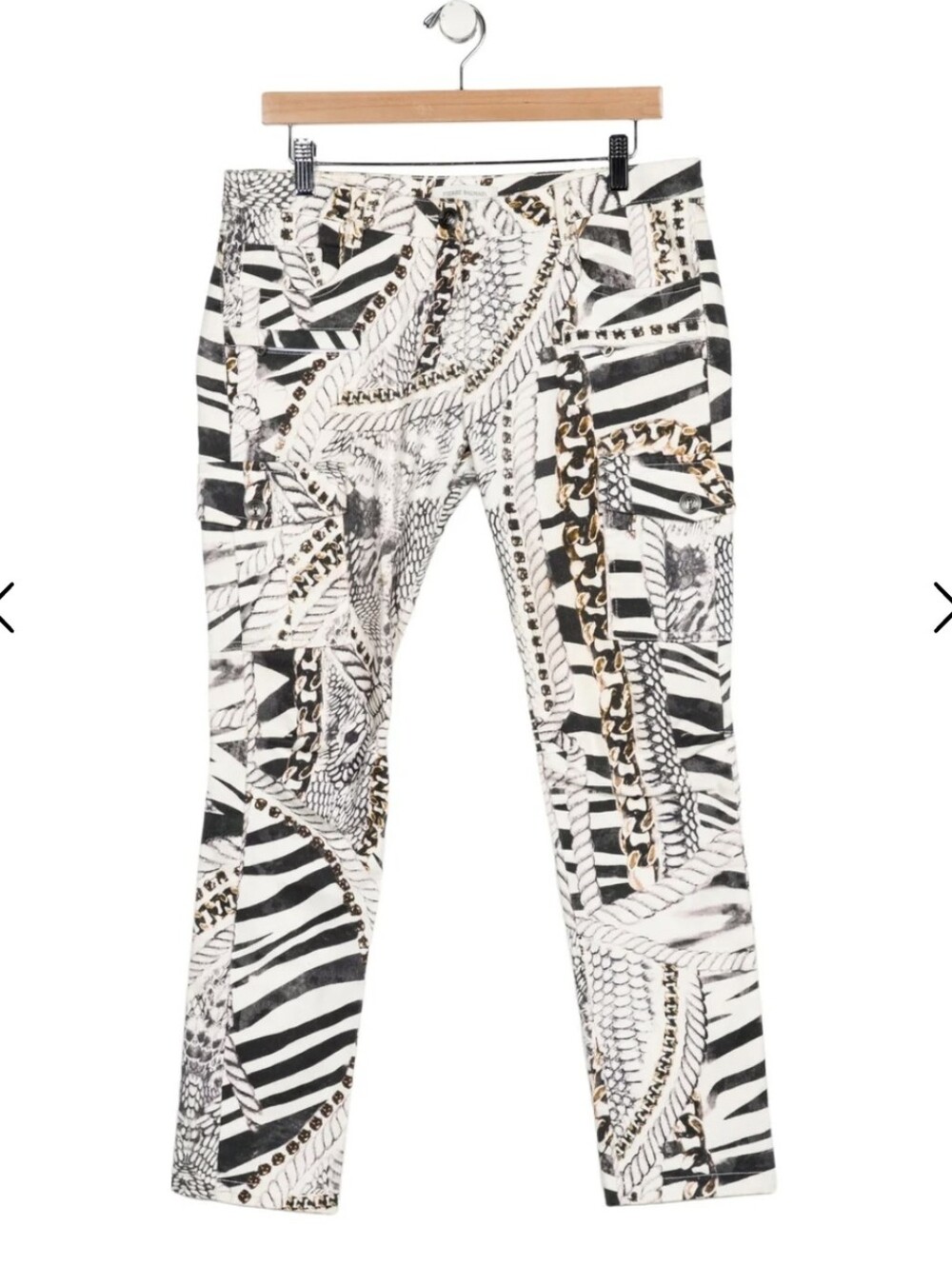 BAlMAIN (Medium) Animal Print Slim Pants